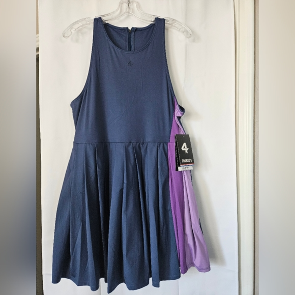 FourLaps pleated Swift dress‎ tennis dress Size large NWT